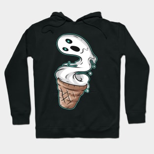 Soft Ice Waffle Ghost Cream Costume For Halloween Hoodie